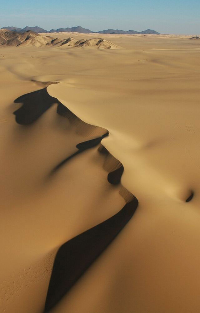 desierto del sahara desde el aire